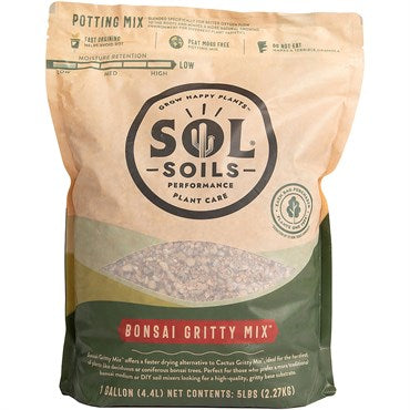 Sol Soils Bonsai Gritty Mix, 4qt - 1gal