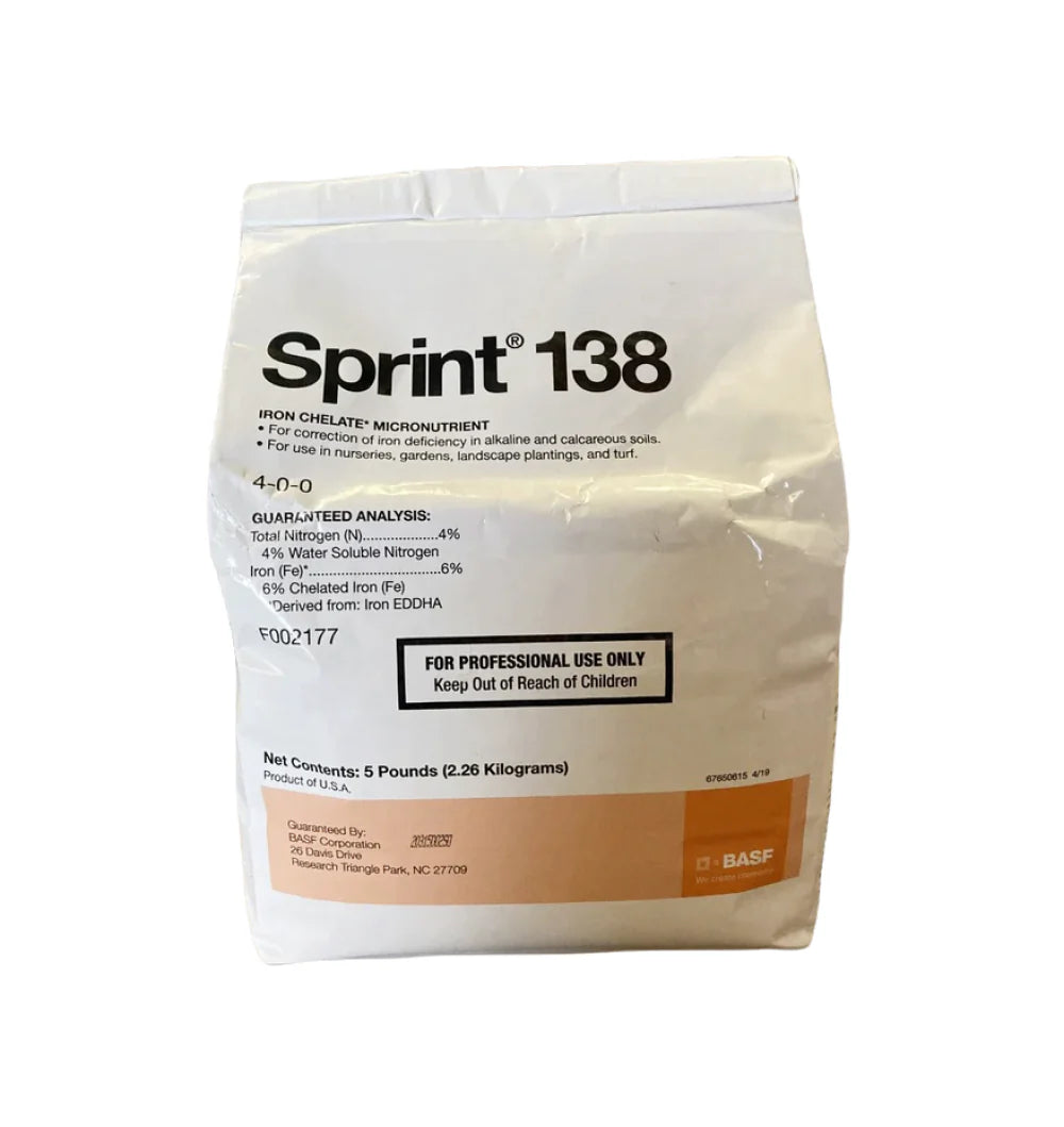 BASF Sprint 138 Chelated Iron 6%, 5lbs