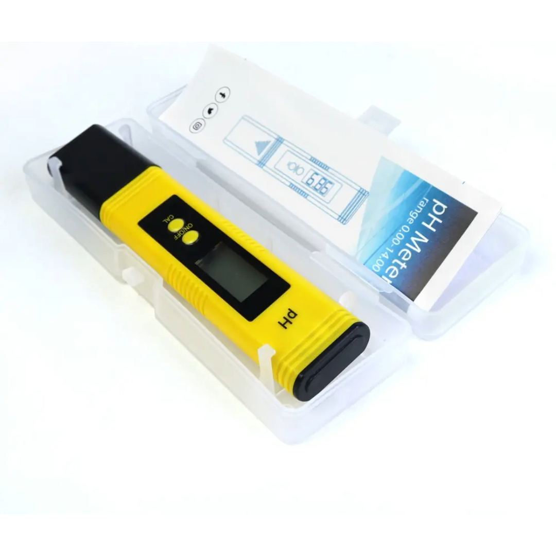 Digital pH Meter with Automatic Calibration