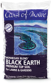 Coast of Maine Monhegan Blend Black Earth Premium Top Soil for Lawns & Gardens, 1 cuft