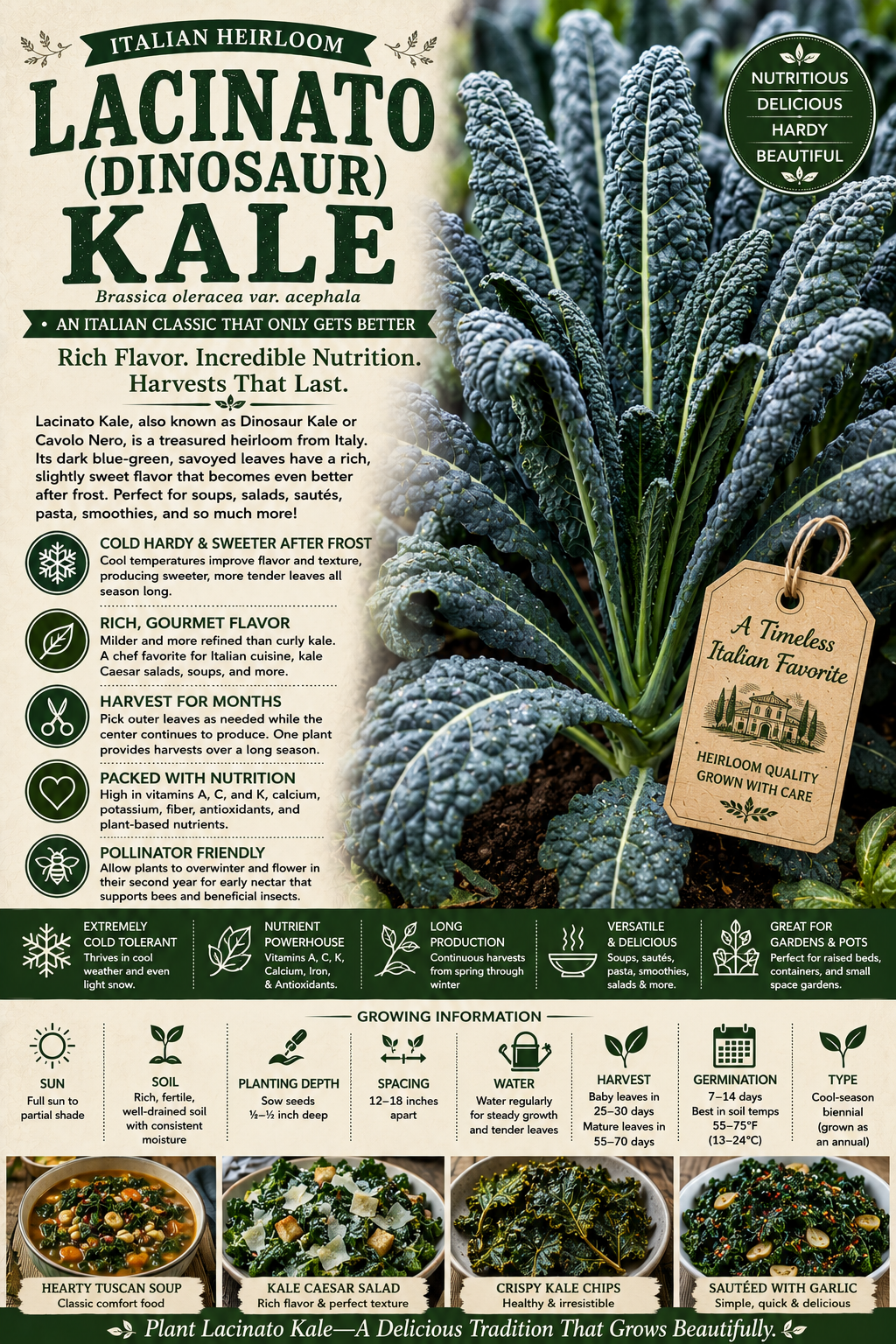 Lacinato Dinosaur Kale