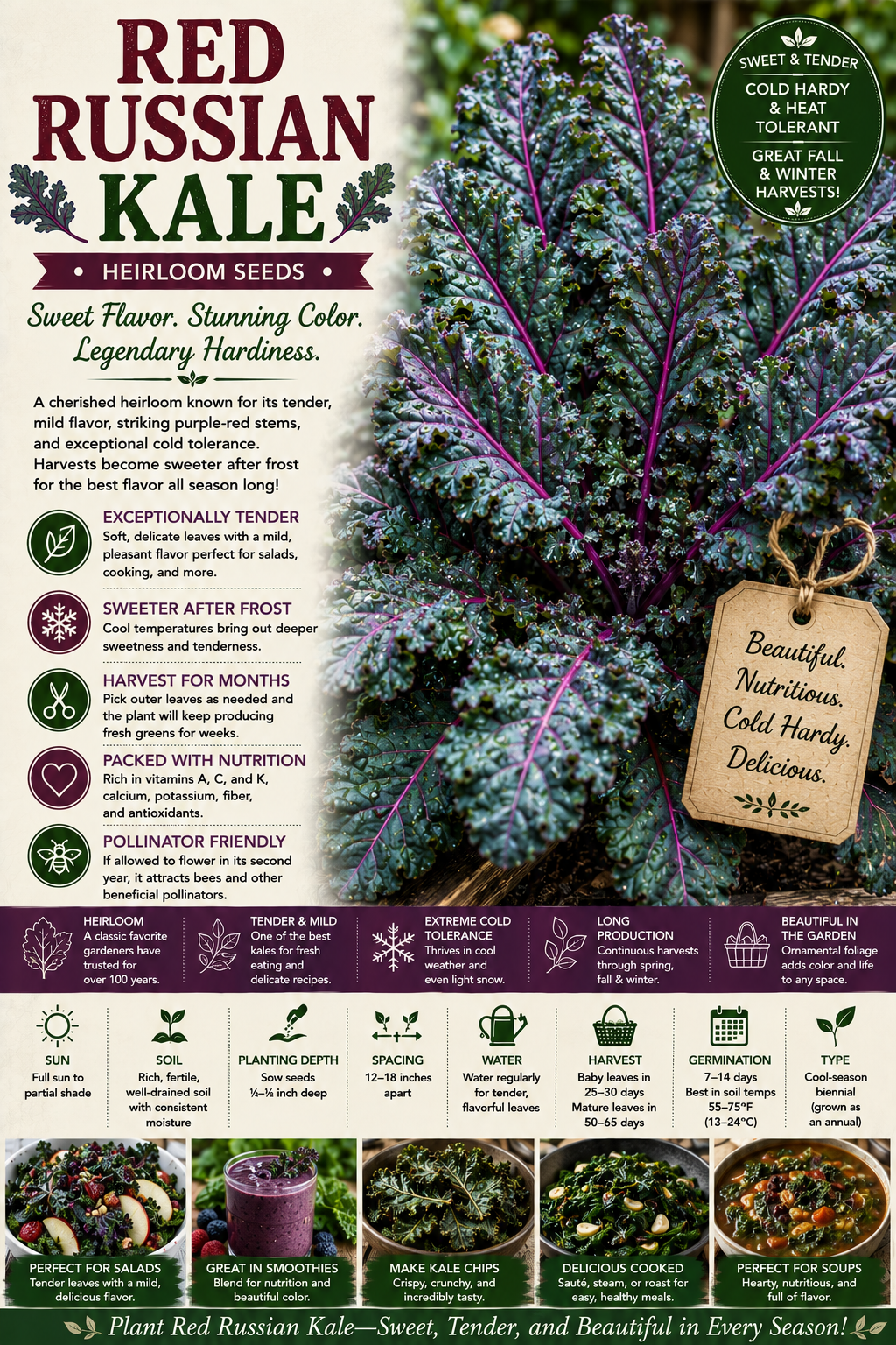 Red Russian Kale