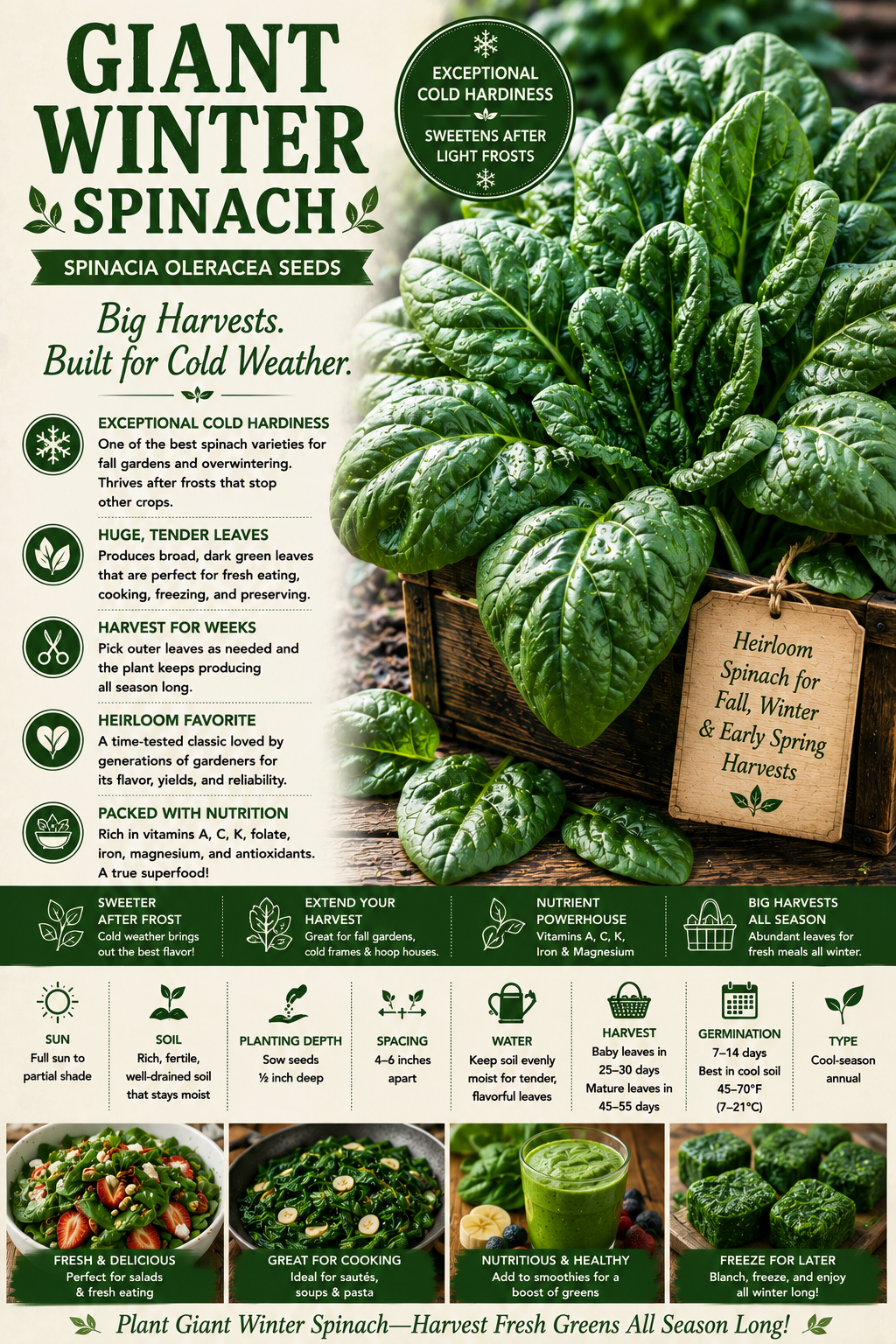 Giant Winter Spinach