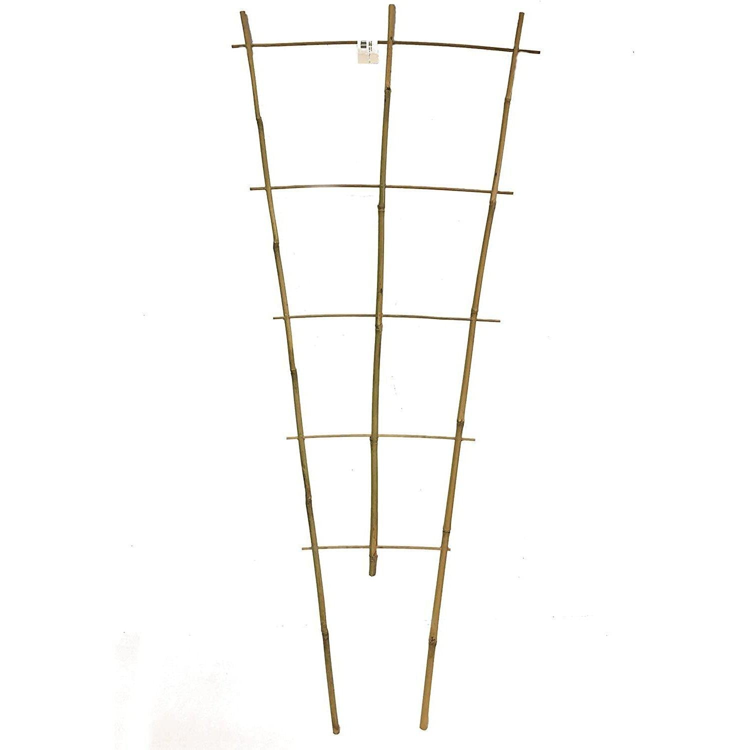 Pruning & Support - 4 Rung Bamboo Ladder Trellis - 10 Pack - Gardin Warehouse
