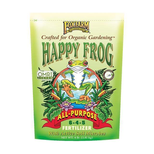 FoxFarm Happy Frog All-Purpose Fertilizer, 4 lb bag
