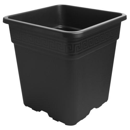 Gro Pro - Black Square Pot, 5 Gallon