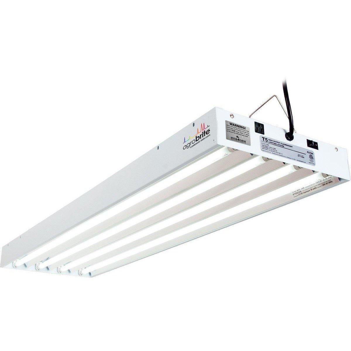 AgroBrite - T5 216W, 4', 4 Tube Fixture with Lamps