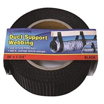 Climate - Cambridge Resources - Duct Support Webbing, 50' x 1, 3/4 - 680183107057- Gardin Warehouse