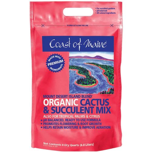 Soil, Media & Amendments - Coast of Maine Cactus & Succulent Mix, 8QT - 609853001006- Gardin Warehouse