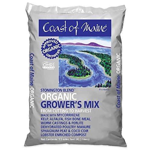 Soil, Media & Amendments - Coast of Maine Stonington Blend Organic Growers Mix, 1.5 cu ft - 609853000689- Gardin Warehouse