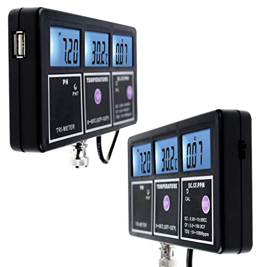 - Continuous Water Quality Monitor: PH, EC, CF, TDS & Temperature - Gardin Warehouse