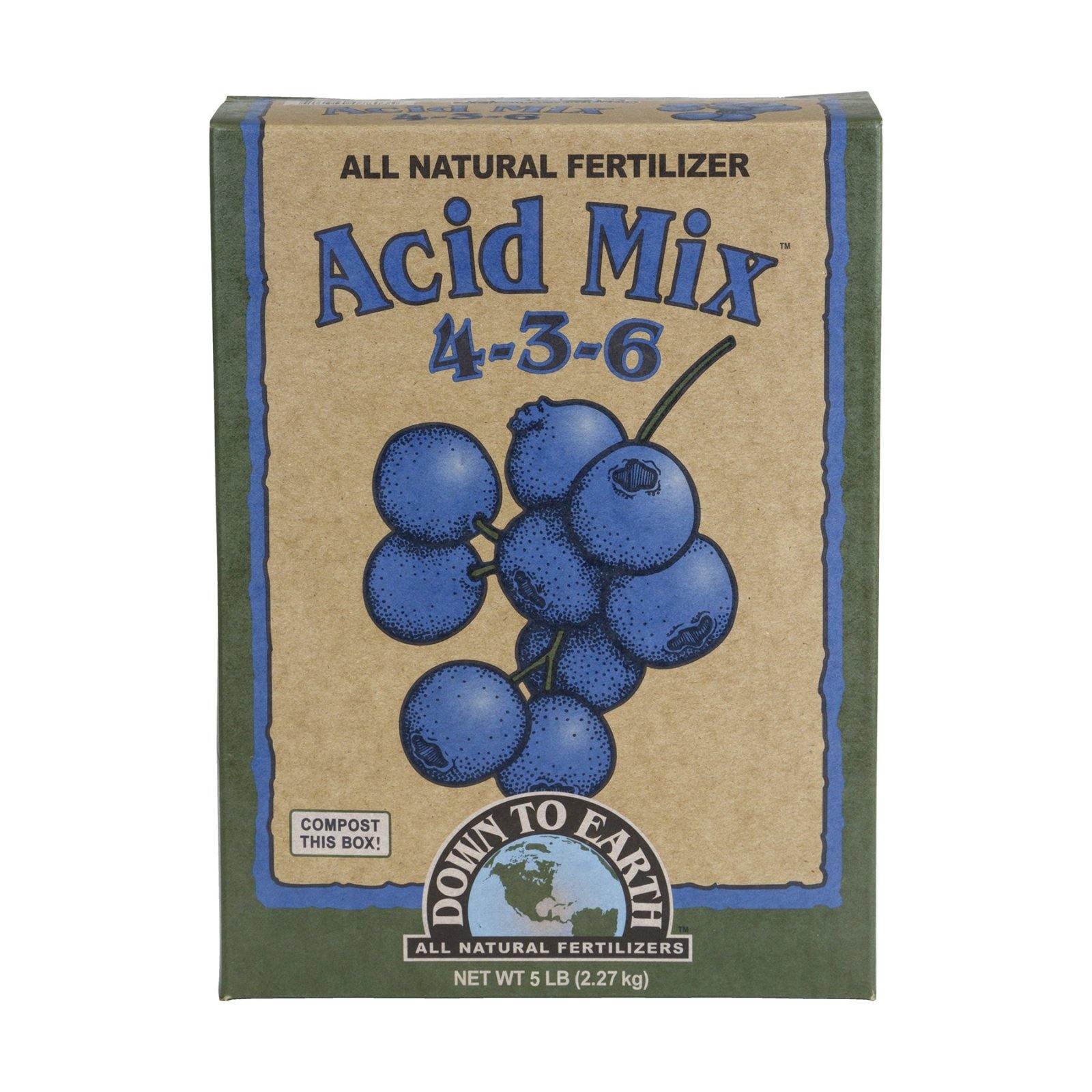 Nutrients, Additives & Solutions - Down To Earth Acid Mix, 5lb - 714360078240- Gardin Warehouse