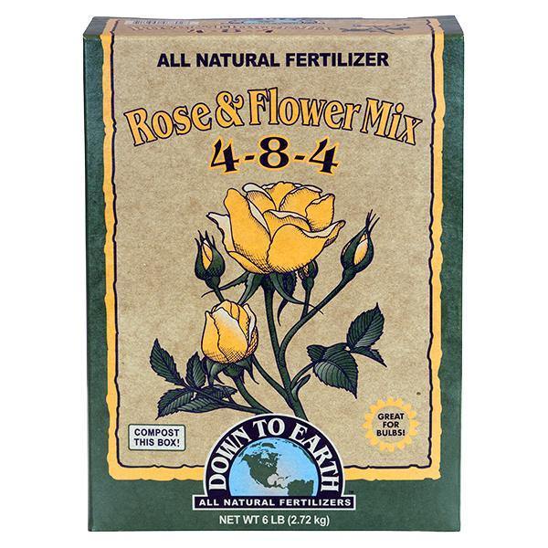 Nutrients, Additives & Solutions - Down To Earth Rose & Flower Mix, 5lb - Gardin Warehouse