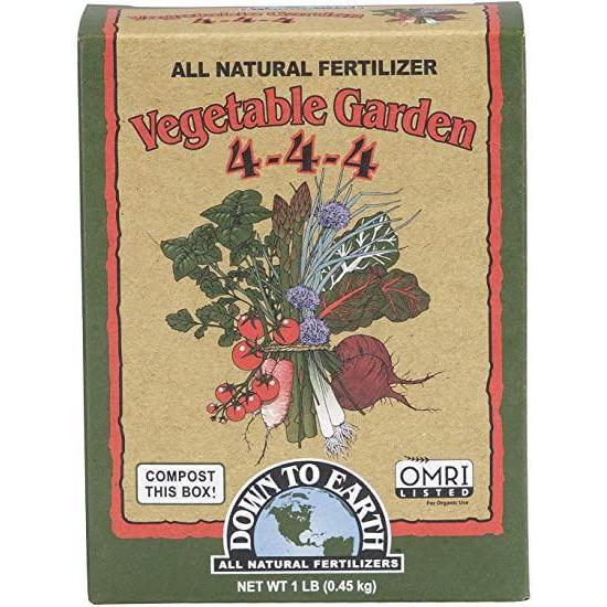 Nutrients, Additives & Solutions - Down to Earth Vegetable Garden Natural Fertilizer, 5lb - Gardin Warehouse