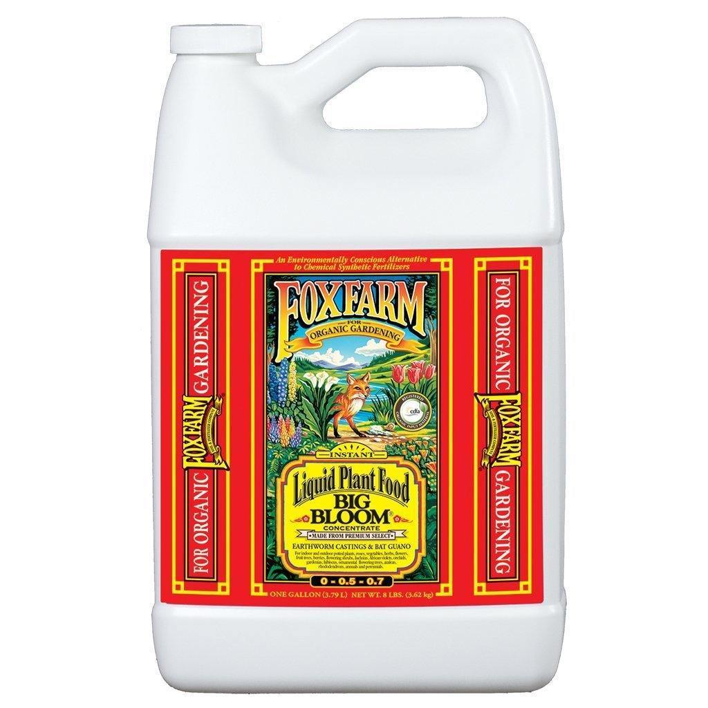 Nutrients, Additives & Solutions - FoxFarm Big Bloom Liquid Concentrate Plant Food - 752289790904- Gardin Warehouse