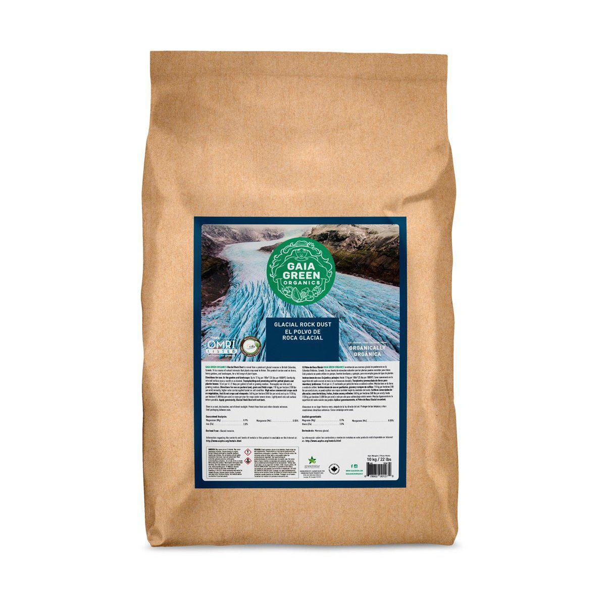 Nutrients, Additives & Solutions - Gaia Green Glacial Rock Dust - Gardin Warehouse