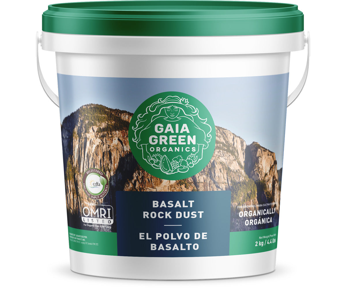 Gaia Green Basalt Rock Dust 2kg, 4.4 lbs