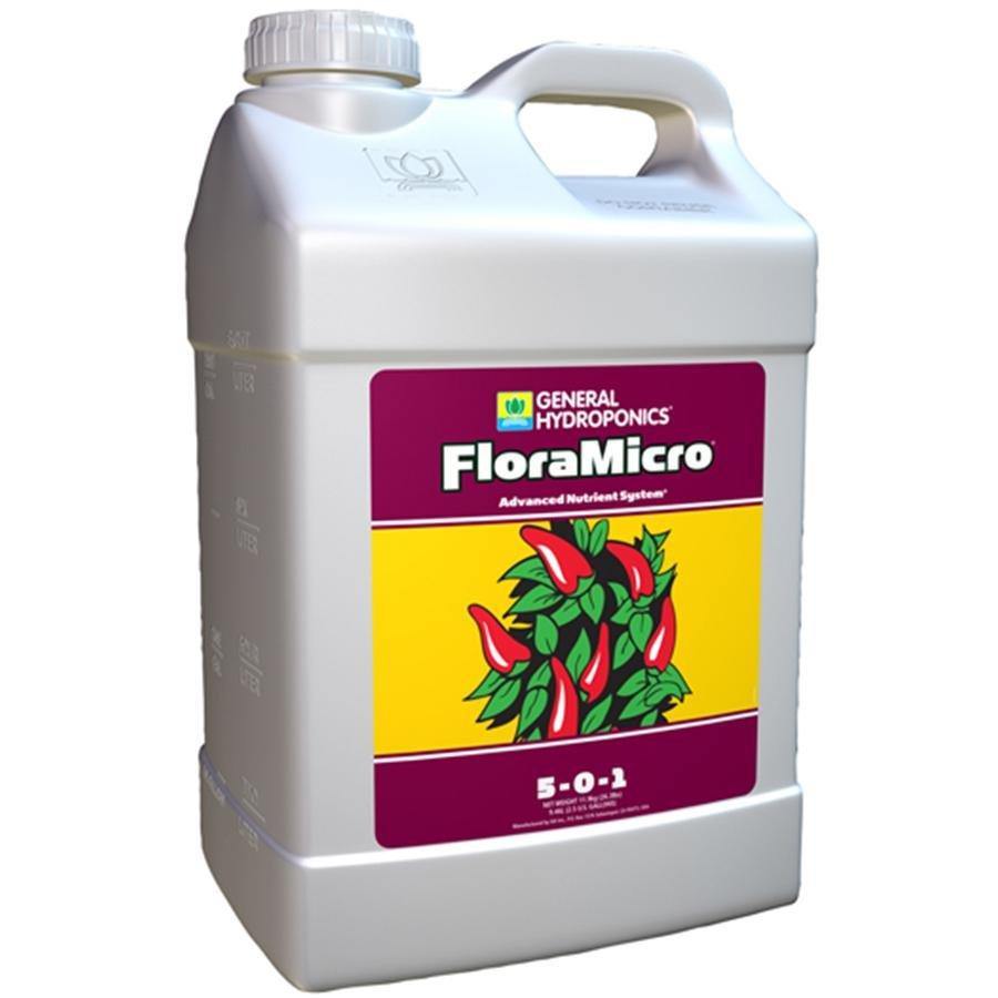 Nutrients, Additives & Solutions - General Hydroponics FloraMicro - 793094014175- Gardin Warehouse