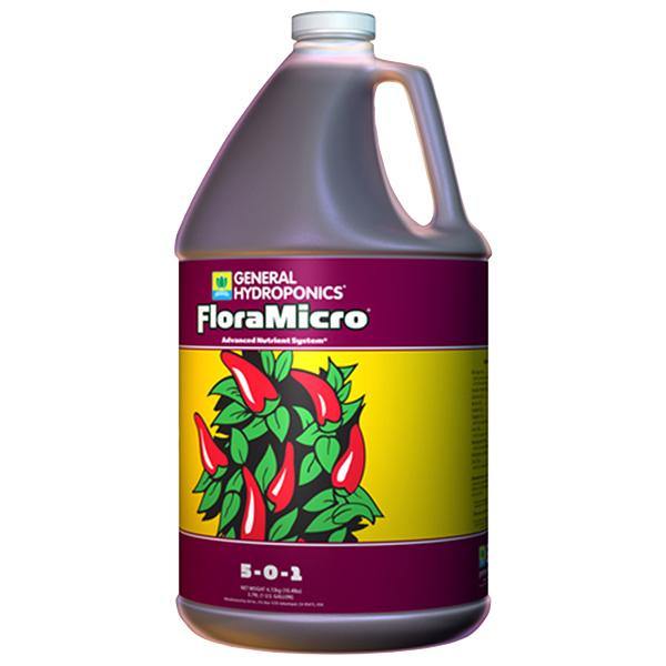 Nutrients, Additives & Solutions - General Hydroponics FloraMicro - 793094014120- Gardin Warehouse