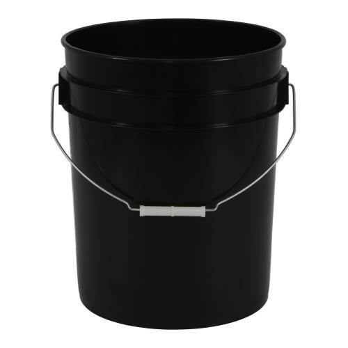 Containers - Gro Pro Black Plastic Bucket 5 Gallon - 84305355577- Gardin Warehouse