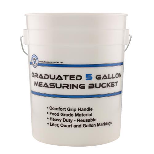Measure Master - Graduated Measuring Bucket, 5 Gallon - Gardin Warehouse