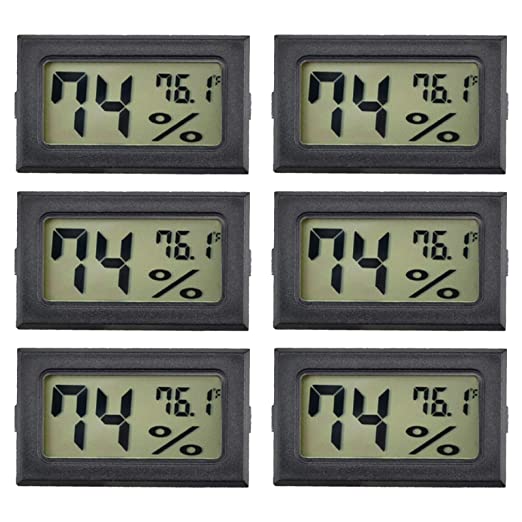 Digital Hygrometer LCD Mini Temperature Humidity Meter Reptile