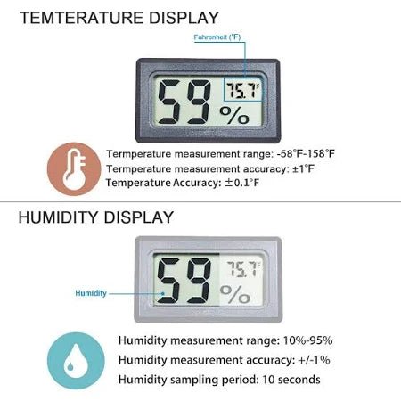 Mini Thermometer Hygrometer Digital Temperature Humidity Meter