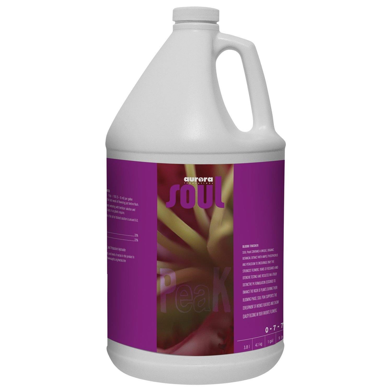Nutrients, Additives & Solutions - PeaK by Soul 0-10-7 - 609728632922- Gardin Warehouse