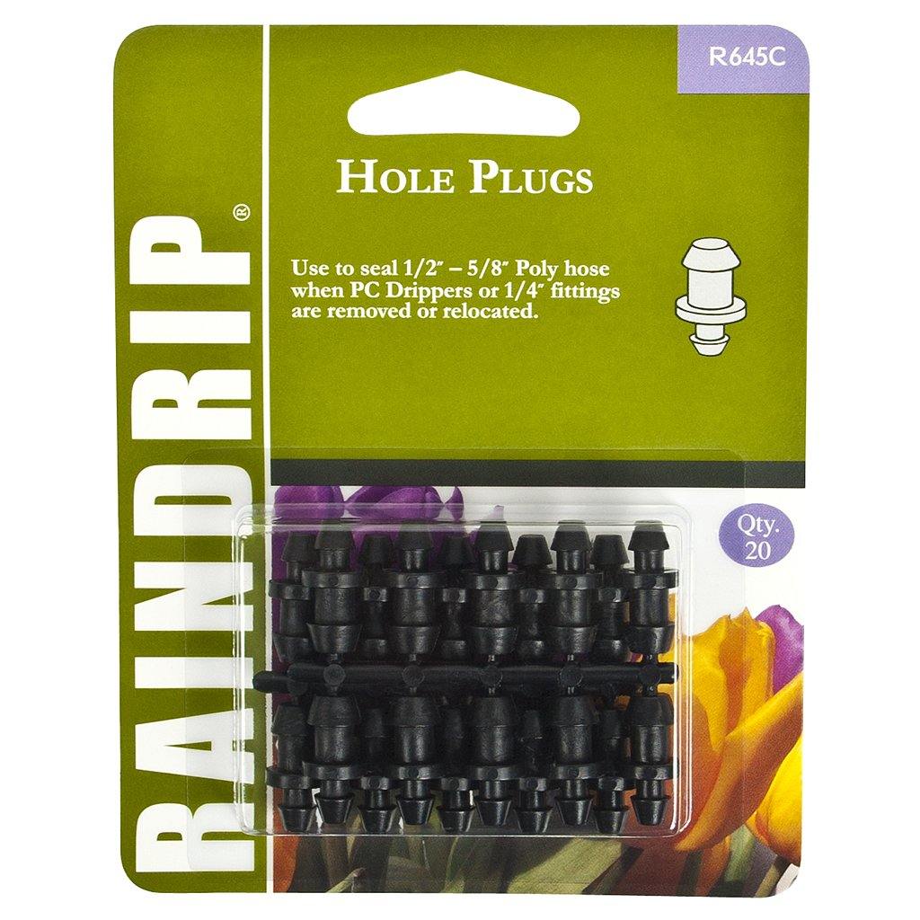 Hydroponics - RAINDRIP - Hole Plugs - 1/2 in - 5/8 in - 018171006455- Gardin Warehouse