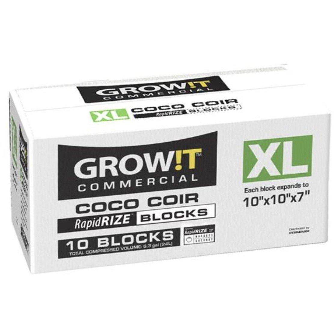 - RapidRIZE Commercial Coco Coir by Grow!t (Sold Individual) - 638104026949- Gardin Warehouse