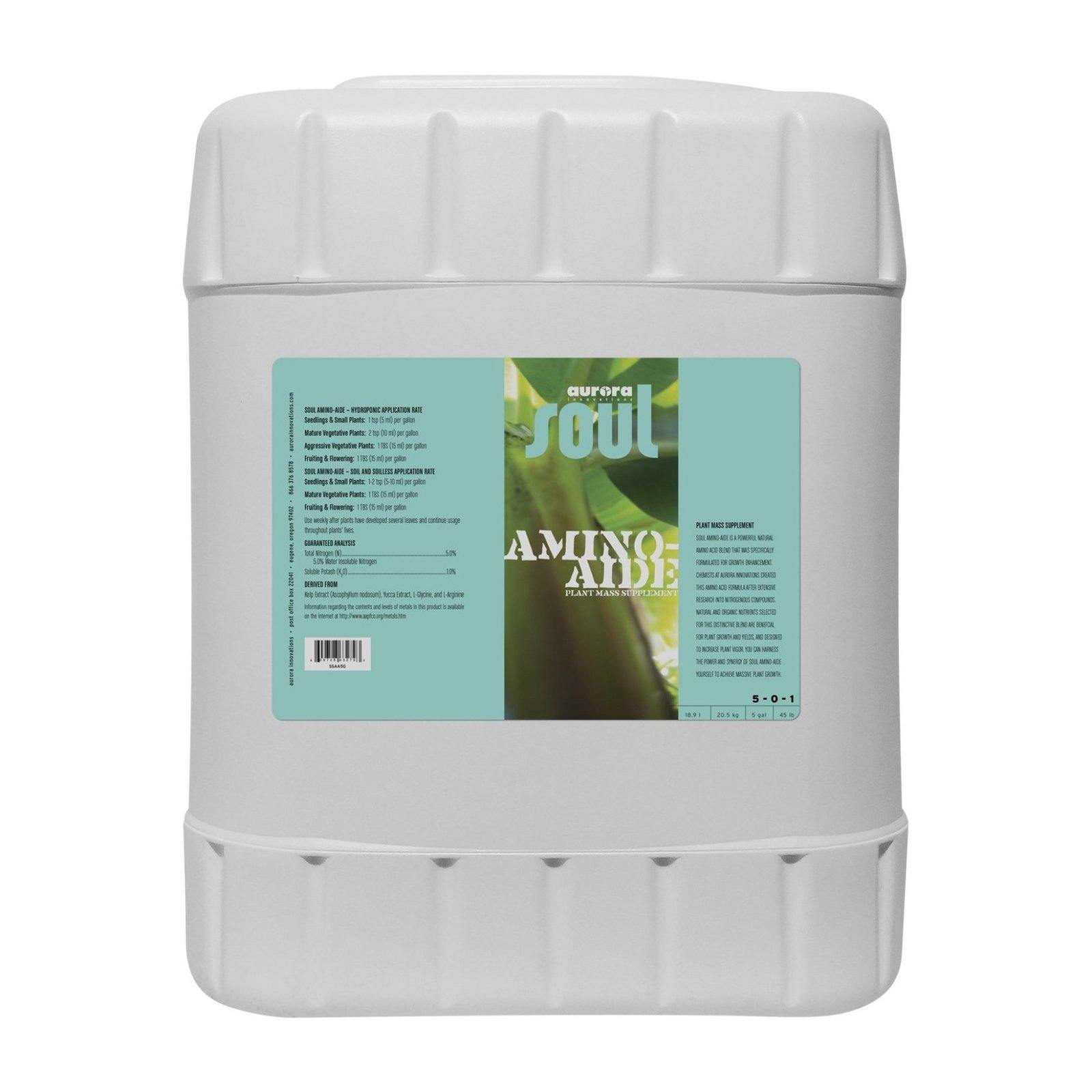 Nutrients, Additives & Solutions - Soul Amine Aide - 609728632779- Gardin Warehouse