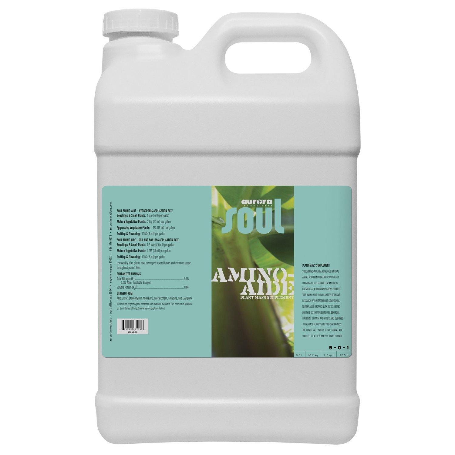 Nutrients, Additives & Solutions - Soul Amine Aide - 609728632779- Gardin Warehouse
