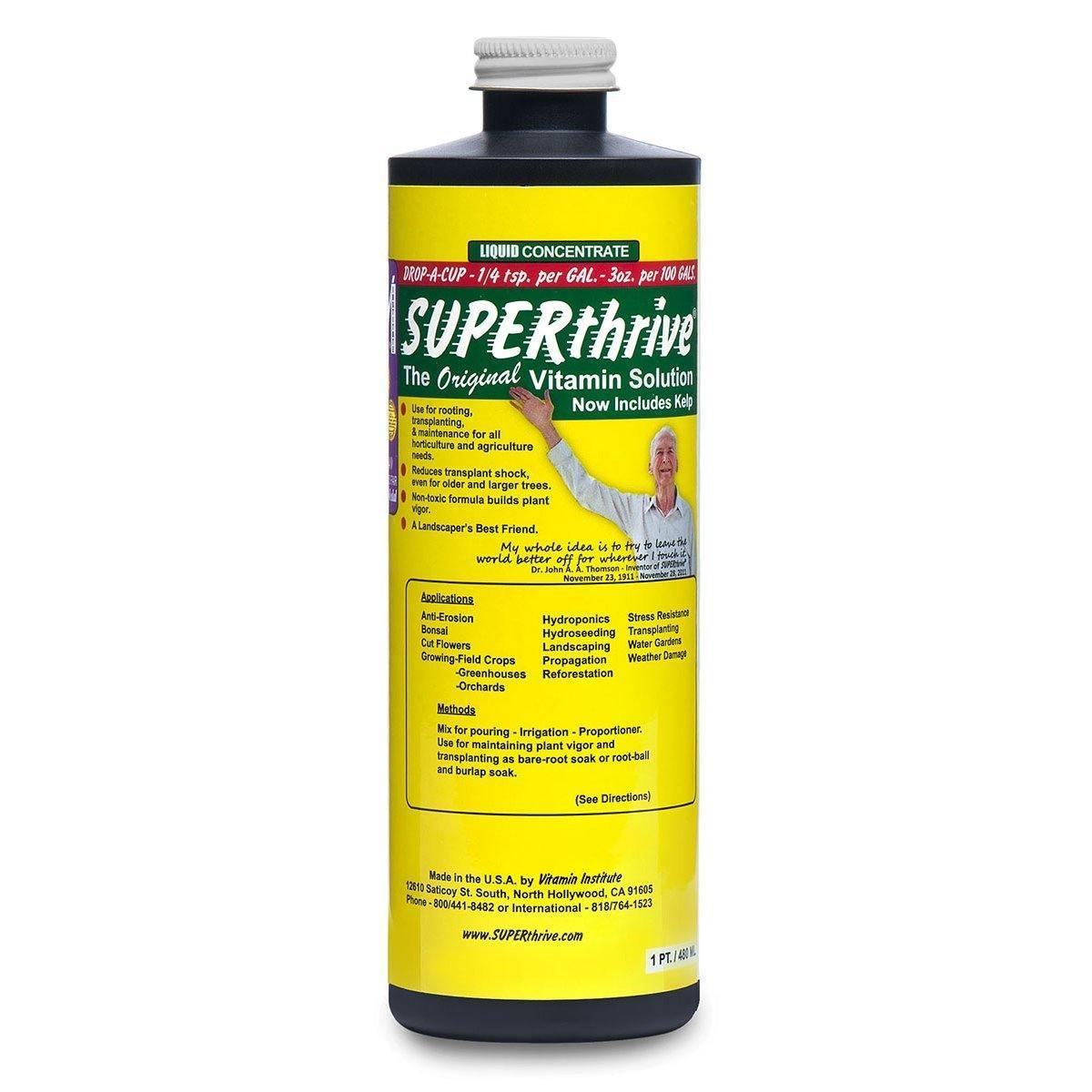 Nutrients, Additives & Solutions - SUPERthrive - 072532000155- Gardin Warehouse